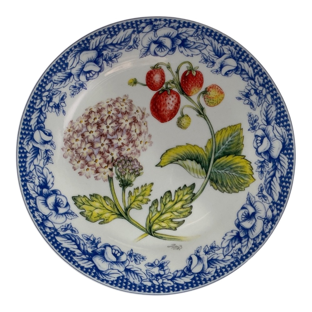 I. Godinger & Co. Enchanted Garden Salad/Dessert Plates – Set of 4 Vintage